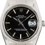 Clean Factory Supreme Rolex Date 15000 Black Dial 34mm