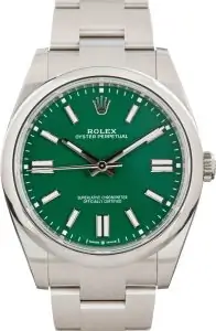 Clean Factory Supreme Rolex Oyster Perpetual 41mm Green Dial Super Clone