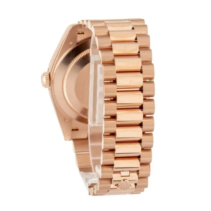 Clean Factory Supreme Rolex Day-Date 40 Rose Gold Diamond Clone - Image 4
