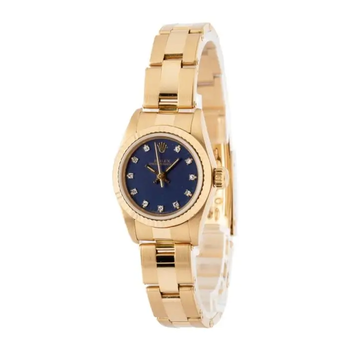 Cheapest Rolex Oyster Perpetual 26 67198 Blue Diamond Dial - Image 3