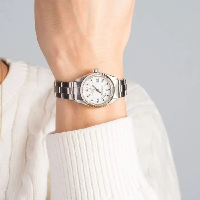 Cheapest Rolex Date 6917 White Roman Dial 26mm Stainless Steel - Image 5