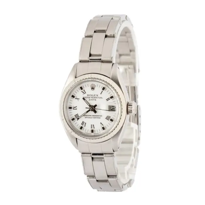 Cheapest Rolex Date 6917 White Roman Dial 26mm Stainless Steel - Image 3
