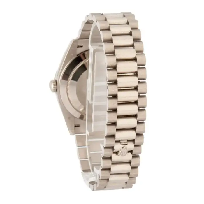 Cheapest Rolex Day-Date 40 President White Gold Blue Dial 228239 - Image 4