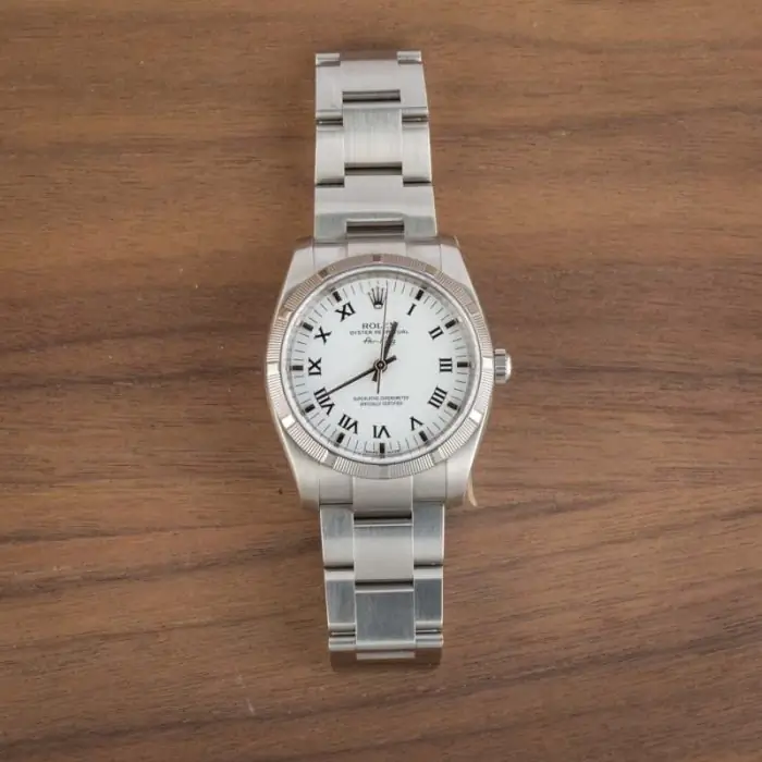 Cheapest Rolex Air-King 114210 White Dial 34mm Stainless Steel - Image 6