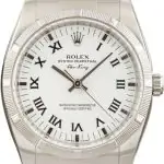 Cheapest Rolex Air-King 114210 White Dial 34mm Stainless Steel