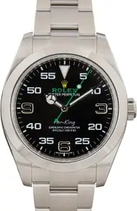 Cheapest Rolex Air-King 116900 Black Arabic Dial 40mm