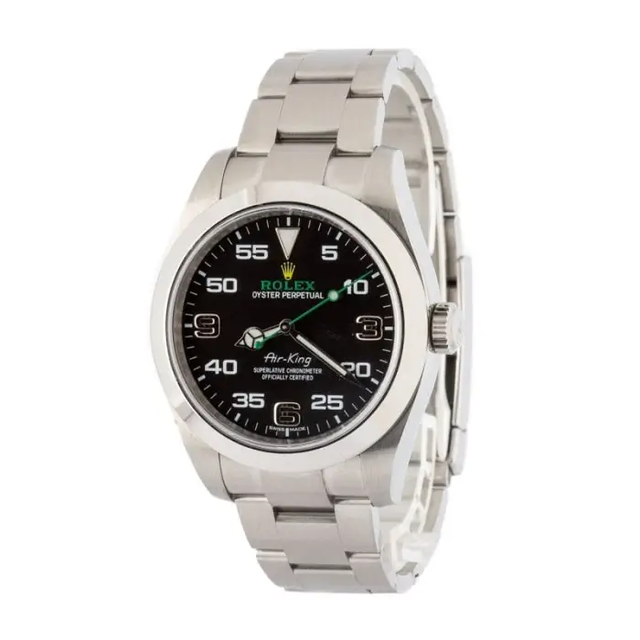 Cheapest Rolex Air-King 116900 Black Arabic Dial 40mm - Image 3