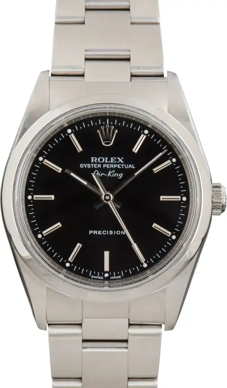 Cheapest Rolex Air-King 14000M Black Dial 34mm Super Clone