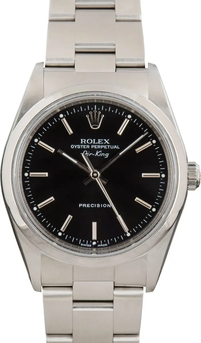 Cheapest Rolex Air-King 14000M Black Dial 34mm Super Clone - Image 2