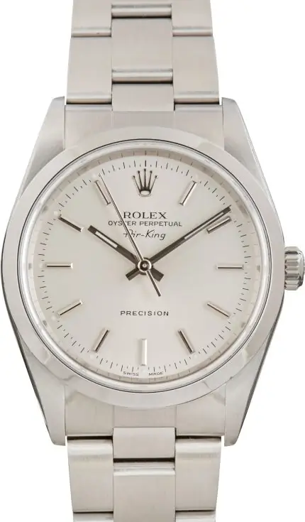 Cheapest Rolex Air-King 14000 Silver Dial 34mm Super Clone