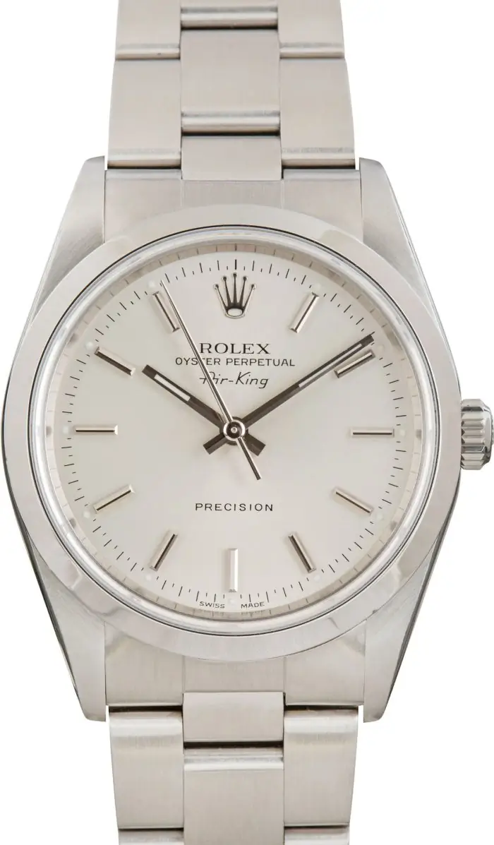 Cheapest Rolex Air-King 14000 Silver Dial 34mm Super Clone - Image 2