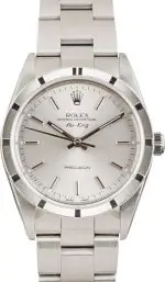 Cheapest Rolex Air-King 14010 Silver Index 34mm 1999