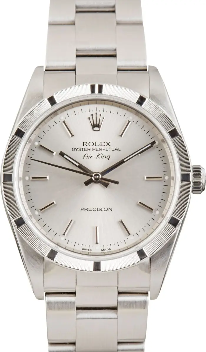 Cheapest Rolex Air-King 14010 Silver Index 34mm 1999 - Image 2