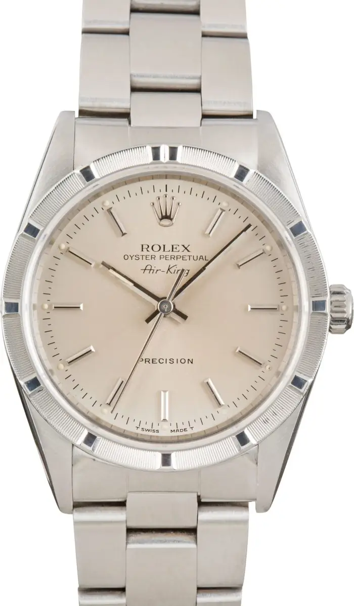Cheapest Rolex Air-King 14010 Silver Dial 34mm Stainless Steel - Image 2