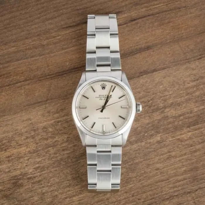 Clean Factory Supreme Rolex Air-King 5500 34mm Silver Dial - Image 6
