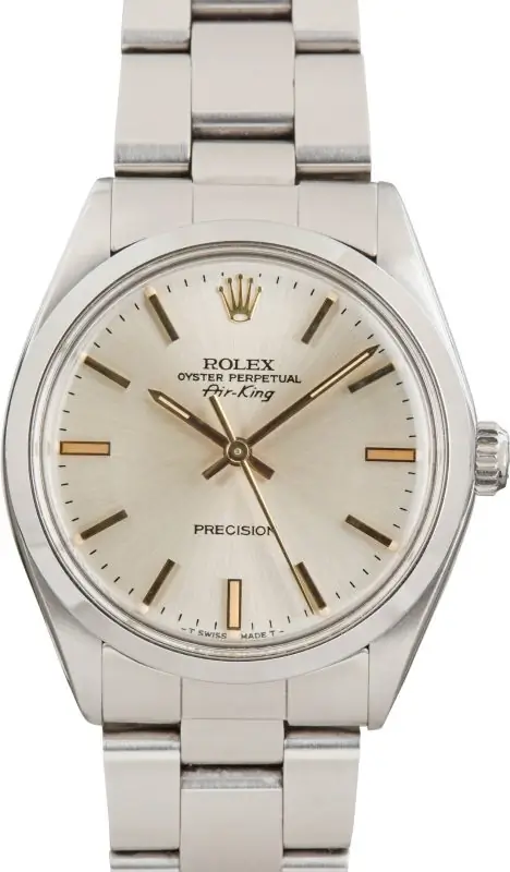 Cheapest Vintage Rolex Air-King 5500 34mm Stainless Steel