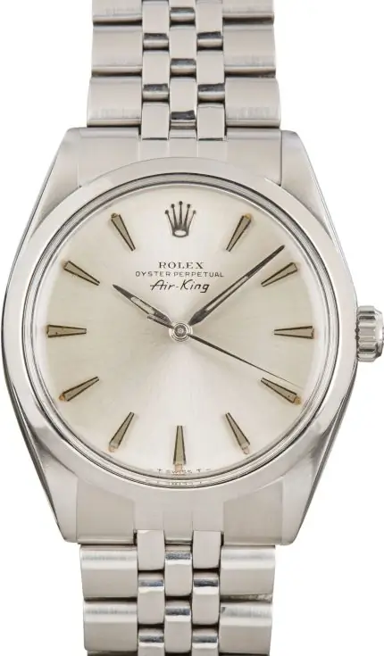 Cheapest Rolex Air-King 5500 Silver Dial 34mm Vintage