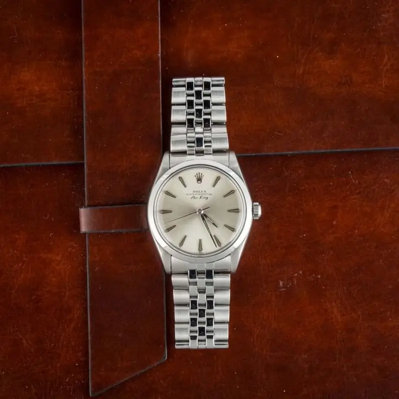 Cheapest Rolex Air-King 5500 Silver Dial 34mm Vintage
