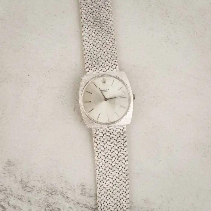 Cheapest Rolex Cellini 3714 18k White Gold Vintage 1959 - Image 5