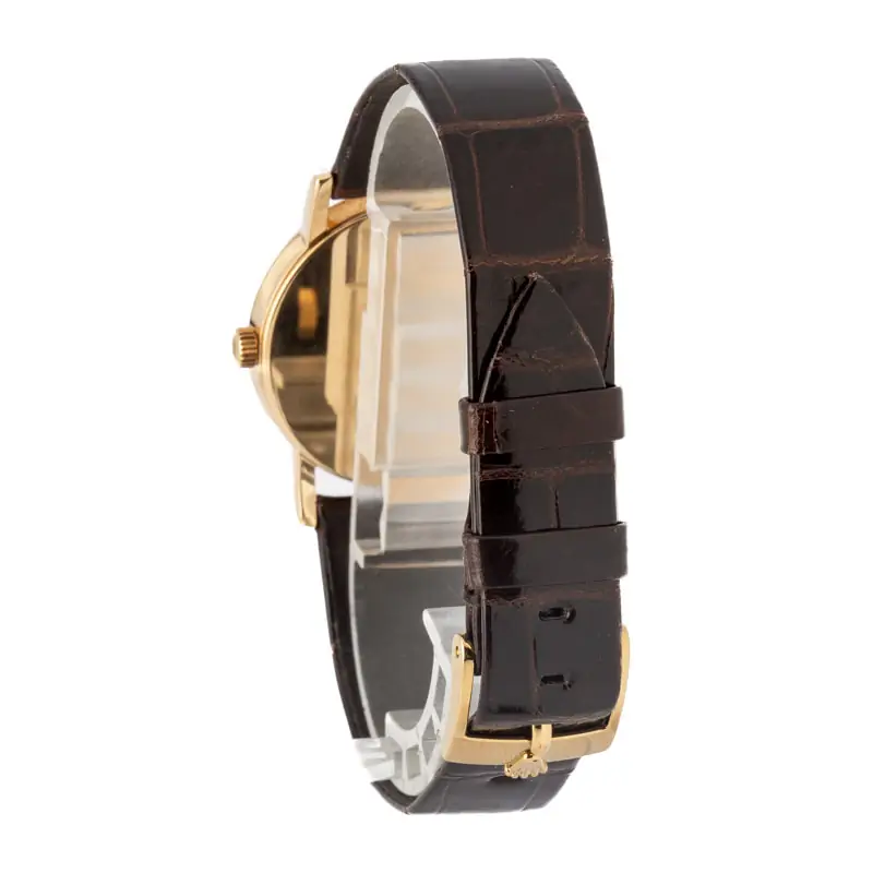 Cheapest Rolex Cellini 5115 32mm Yellow Gold Silver Dial