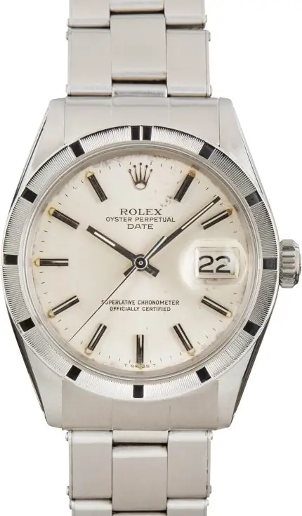 Clean Factory Super Clone Rolex Date 1500 Silver Dial 34mm