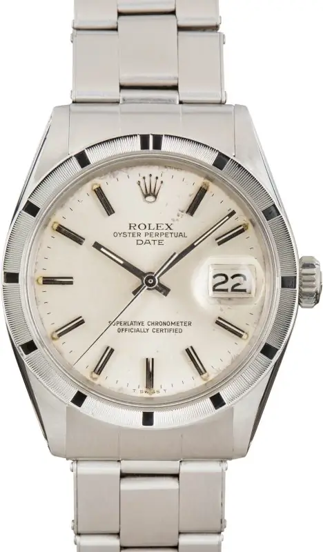 Clean Factory Super Clone Rolex Date 1500 Silver Dial 34mm