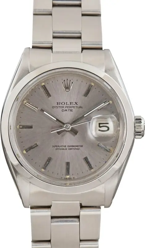 Clean Factory Super Clone Rolex Date 1500 Slate Dial 34mm