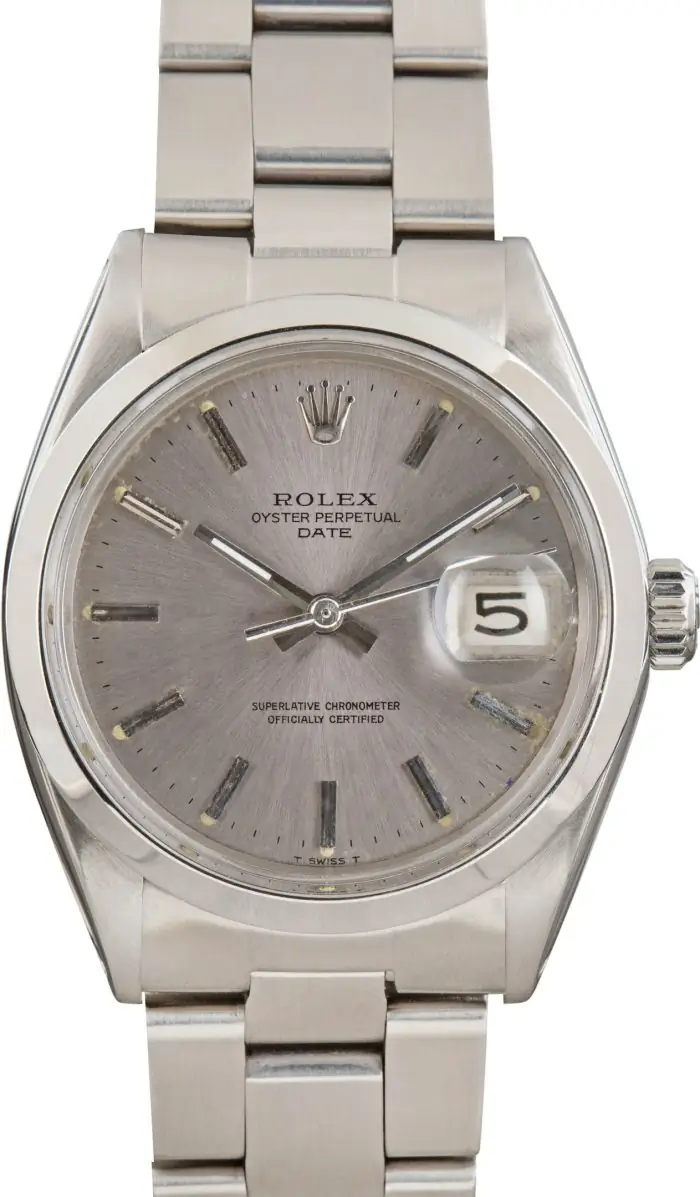 Clean Factory Super Clone Rolex Date 1500 Slate Dial 34mm - Image 2