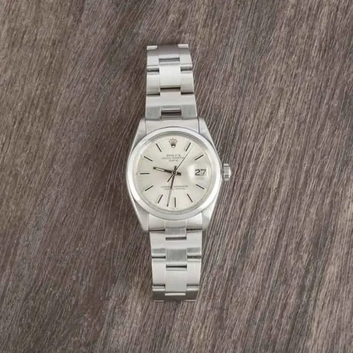 Cheapest Supreme Rolex Date 1500 Silver Dial 34mm Clone - Image 6