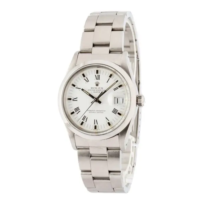Cheapest Rolex Date 15000 34mm White Roman Dial 1981 - Image 3