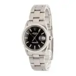 Cheapest Rolex Date 15000 Black Dial 34mm Stainless Steel - Image 3