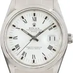 Cheapest Rolex Date 15000 34mm White Roman Dial 1981