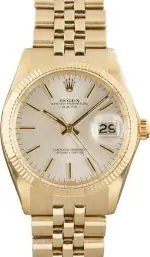Cheapest Rolex 1503 Silver Index Vintage 34mm Gold
