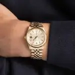 Cheapest Rolex Date 1503 14K Gold Vintage Supreme Clone - Image 5