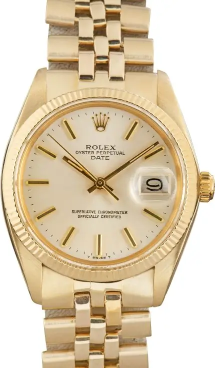 Cheapest Rolex Date 1503 34mm Yellow Gold Vintage Watch