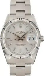 Cheapest Rolex Date 15210 Steel Silver Dial 34mm Supreme Clone