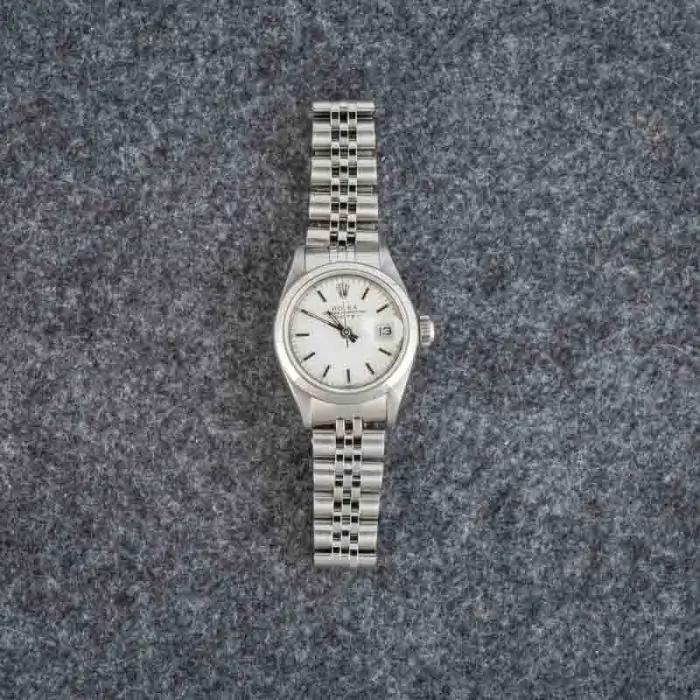 Cheapest Supreme Rolex Date 69160 White Dial 26mm - Image 6