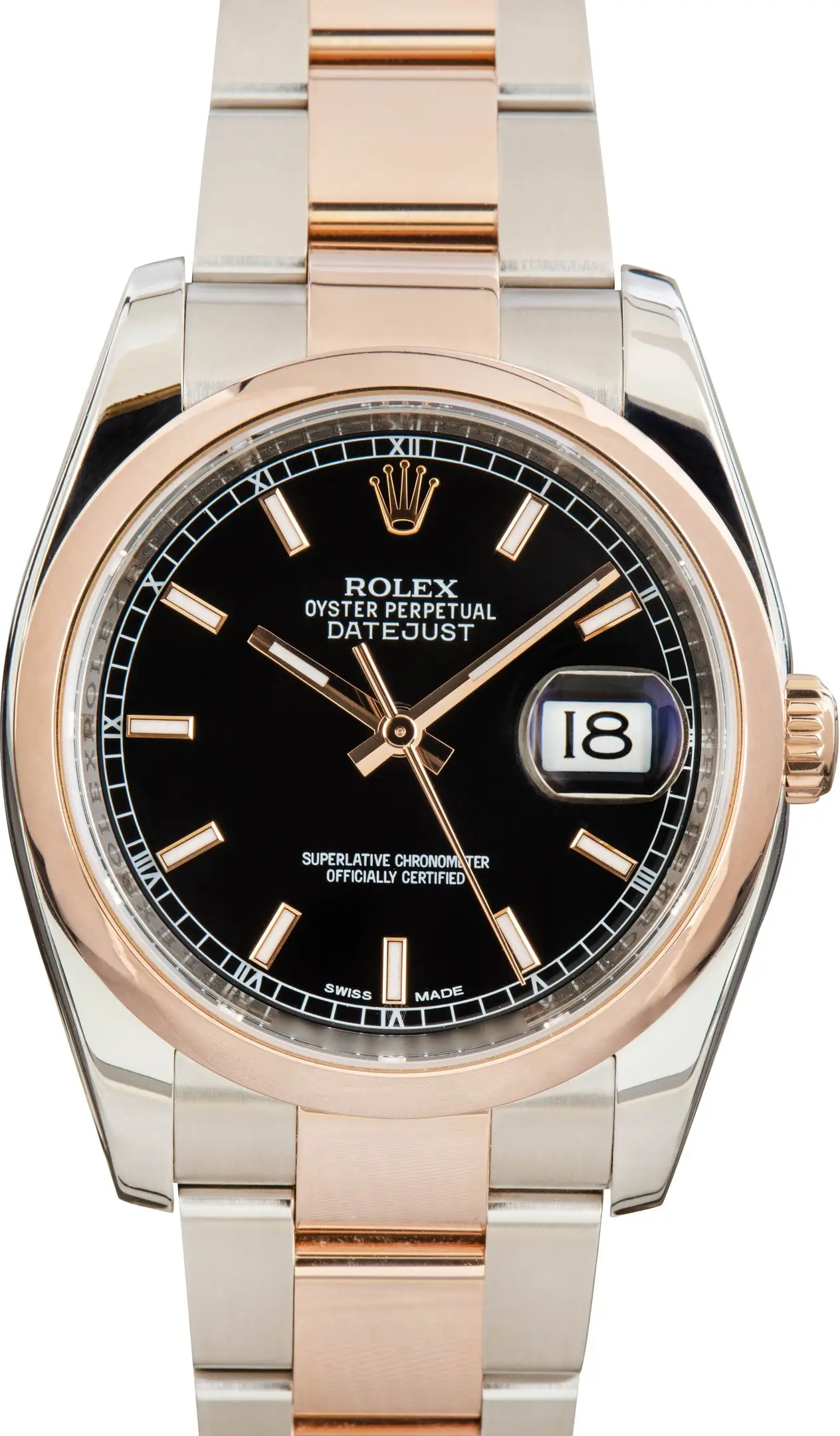 Clean Factory Supreme Rolex Datejust 116201 Two-Tone Clone