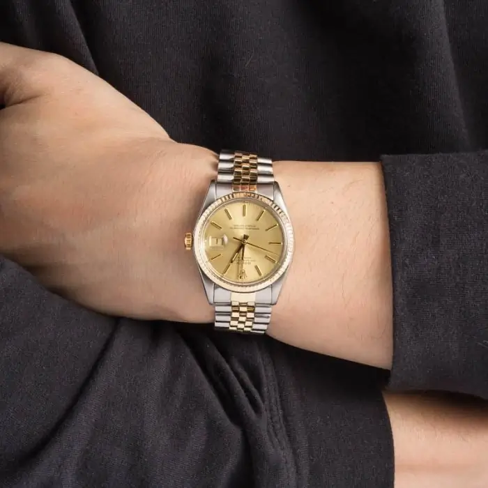 Clean Factory Super Clone Rolex Datejust 16013 Champagne Dial - Image 4
