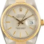 Cheapest Rolex Datejust 36 Two-Tone 16013 Tapestry Dial