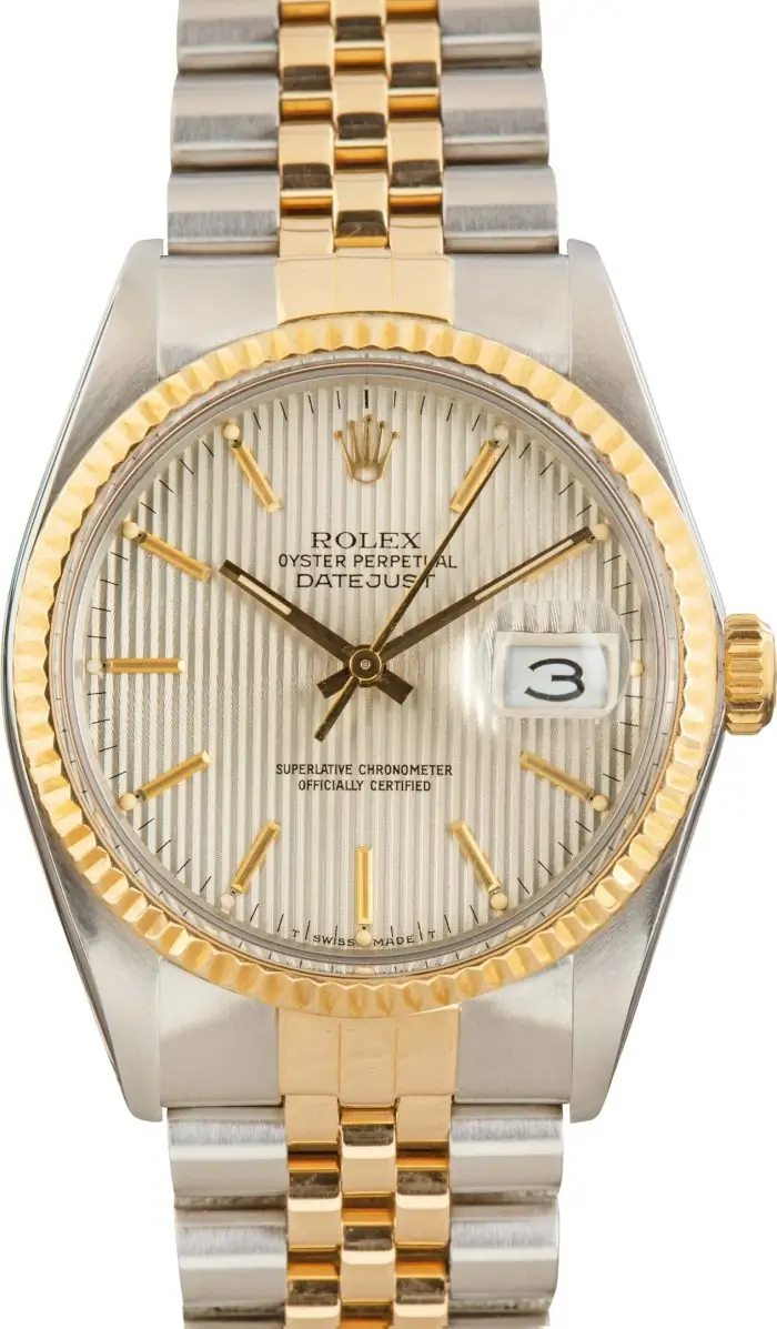 Cheapest Rolex Datejust 36 Two-Tone 16013 Tapestry Dial - Image 2