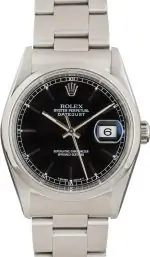Cheapest Rolex Datejust 16200 Black Dial 36mm 1998