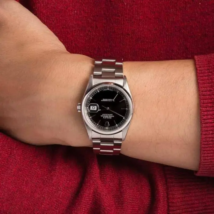 Cheapest Rolex Datejust 16200 Black Dial 36mm 1998 - Image 5