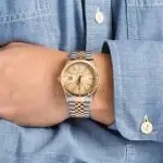 Cheapest Rolex Datejust 16253 Champagne Tapestry 36mm Thunderbird - Image 5