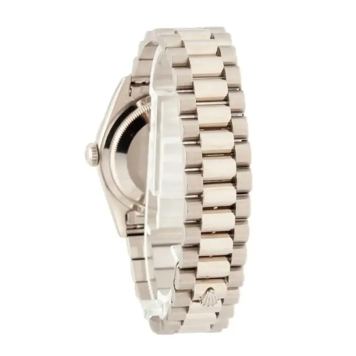 Cheapest Supreme Rolex Day-Date 18239 Lapis Diamond White Gold - Image 4