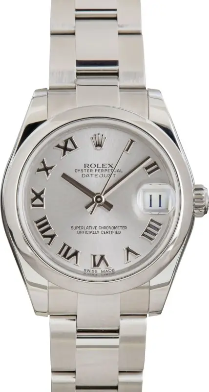 Cheapest Rolex Datejust 31 Rhodium Roman 178240 Super Clone