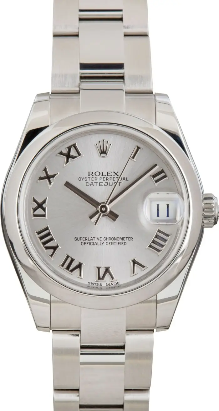 Cheapest Rolex Datejust 31 Rhodium Roman 178240 Super Clone - Image 2