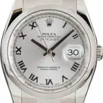 Cheapest Rolex Datejust 36 Steel Roman Dial 116200 Supreme