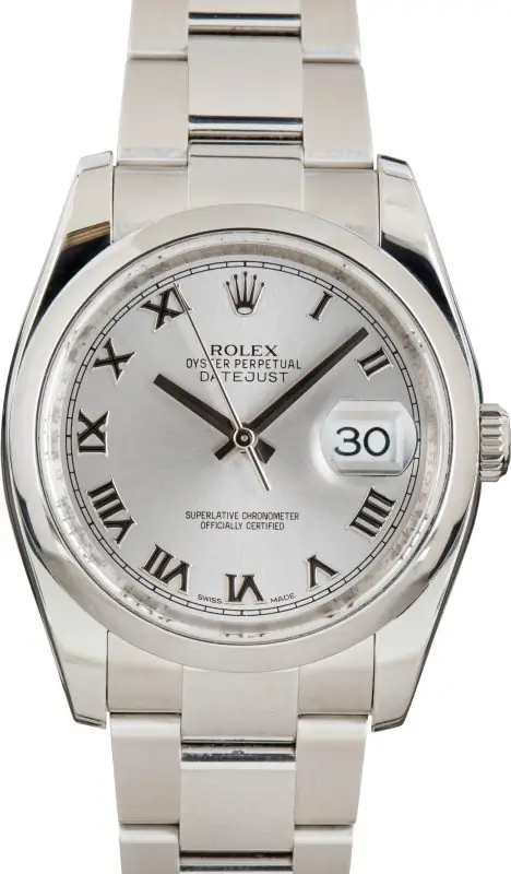 Cheapest Rolex Datejust 36 Steel Roman Dial 116200 Supreme
