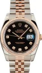 Clean Factory Supreme Rolex Datejust 36 116231 Black Diamond